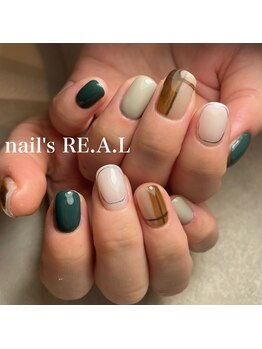 ネイルズリアル(nail's REAL)/チェックネイル
