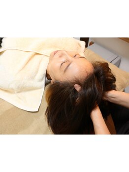 ヘッドスパで癒されたい
