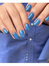 アスネイル(asu nail)/ワンカラー　+ ラメ