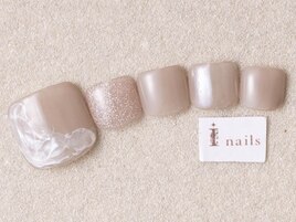 ぷっくりニュアンスベージュ