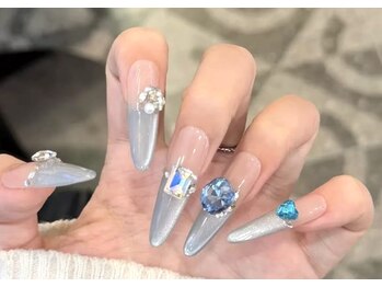 クイーンネイル 新宿(Queen nail)/長さ出し　持ち込み