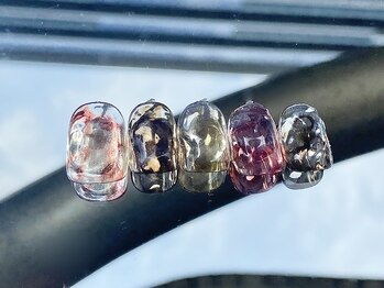 ゆびノさき イバラキシ(ibarakishi)/インク秋ネイル