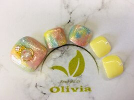 パーツ付ニュアンスネイル