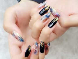 ギャラクシー風ネイル～★