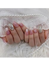 リンドネイル バイ モカ アンド ララ(Lind nail by moca and LaLa)/ピンクネイル