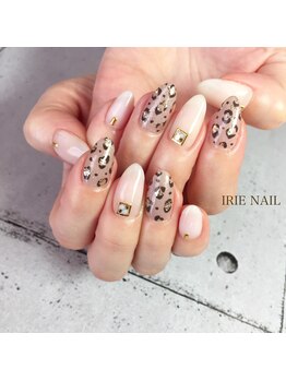 アイリーネイル(IRIE NAIL)/ジェル　手描き4本アート