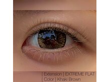 ネイルアンドまつげエクステ テラ 銀座店(Terra)/カラーエクステ/カーキブラウン