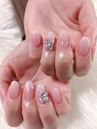 美爪ネイルグラデーション