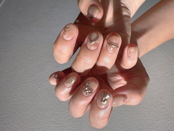 ビューティービースト フォー ネイルアンドアイラッシュ 松浜店(beauty:beast)/ミラーニュアンス☆