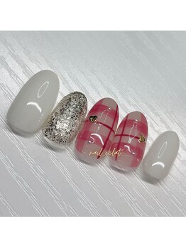 エクラ(eclat)/チェック×ラメ