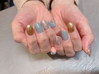 アトリエ ツメ(atelier TsuMe)/上品ニュアンス/ミラー/ゴールド