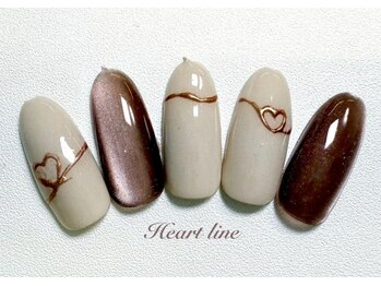 はあとねいる 王子店/【4月王子限定】ハートライン☆