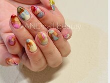 アンドネイル ビューティー(AND nail,beauty)/春ネイル/ニュアンス/藤沢