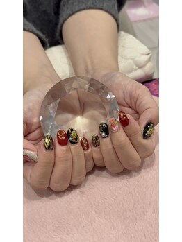 チェリーブロッサム(A CHERRY BLOSSOM)/お正月ネイル