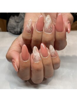 エーナイン イオンモール三川店/大理石ネイル♪