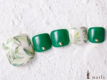 アイネイルズ 横浜WEST店(I-nails)/ボタニカル手描きアート10480円