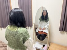 セレーナタイム/施術後にメイク直しもできます。