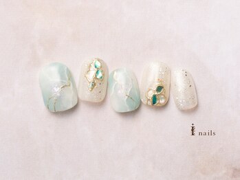 アイネイルズ 横浜EAST店(I-nails)/大理石ネイル