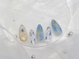 ニュアンス　ブルーネイル