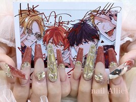 ロング推しネイル