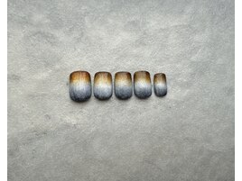グラデーションマグネットネイル