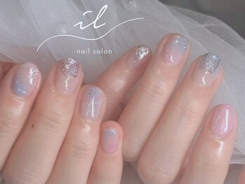 イル 神戸店/ニュアンスネイル×夏ネイル