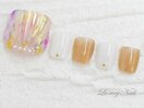 うるツヤ＊オーロラぷっくりNail