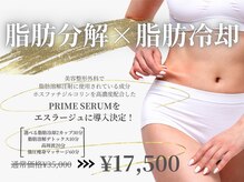 脂肪分解×脂肪冷却×高周波×強圧痩身マッサージ【\17,500】