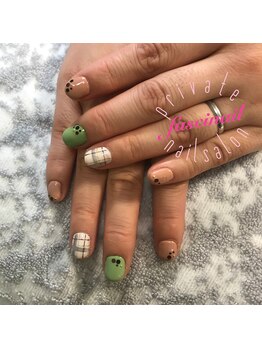 チェックネイル