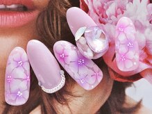 ネイルサロンラグジュアリー 梅田店(LUXURY)/桜ネイル