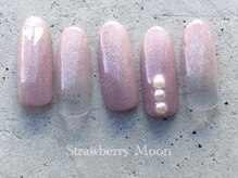 サロンストロベリームーン(Salon Strawberry Moon)/ピンクネイル　￥6980