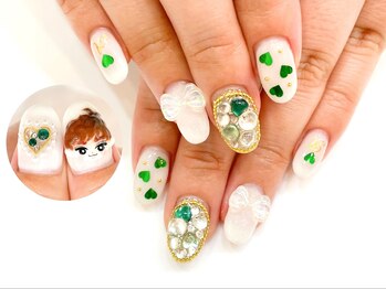 ネイルコレクション ピンク(Nail Collection Pink)/推しネイル☆Snow Man阿部亮平君