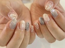 アイネイルズ 渋谷店(I nails)/【Karin.m】ブルーニュアンス