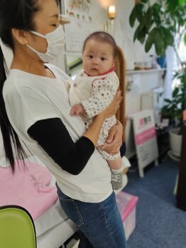 かおりビューティサロン/お子さまと一緒に通院できます。