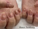 奥行きニュアンスネイル