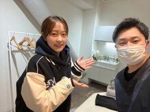 ハクト(Hakuto)の雰囲気（お客様とのツーショット！整体/ヘッドスパ/マッサージ/骨盤矯正）