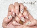  Beaut Butterflyデザインネイル