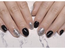 アルーシェ 平井(Alushe)/シルバー×ブラックワンカラー