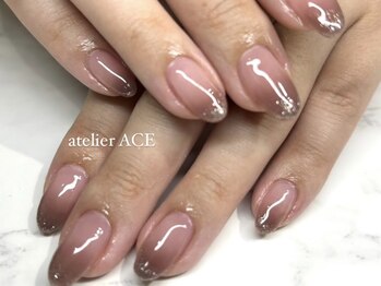 アトリエ エース(ACE)の写真/口コミランキング上位♪認定講師が施術!一人一人に合わせた丁寧なNailが大人気◎家事で忙しい方にも◎