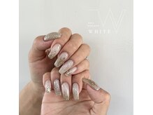 ホワイト(WHITE)の雰囲気（ニュアンスネイルが得意なサロンフィルインで自爪を痛めない施術）