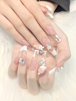 リラネイルサロンの写真/韓国ワンホンデザインが人気★爪の形/ちび爪がコンプレックスの方も、スカルプでスラっと美しい指先に♪