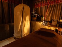 雅菜(miyabina)の雰囲気（木のぬくもり！リラックス空間です♪温活ハーブテント大人気）