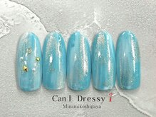 キャンアイドレッシー 南越谷店(Can I Dressy)/ブルーラメネイル