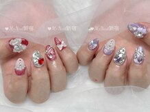 エムプラスネイル 新宿(M+Nail)/持ち込みデザイン