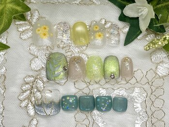 ビューティ ヴェール(Beauty Veil)の写真/《指先からお洒落してワンランクup♪》HOTPEPPER限定【毎月変わる定額off込¥4980】で季節感をプラス☆