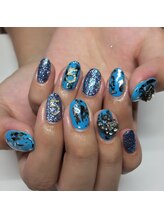 フルール(Fleur)/ブルー×ホイル