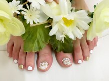 プルミエ ネイル(Premier Nail)/エンボスフラワー★フット