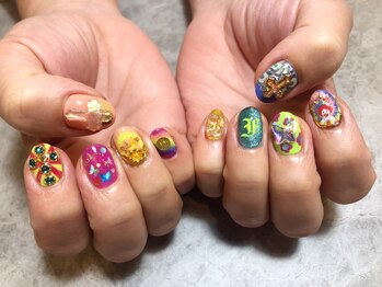 イデアル(ideal)/ジェルデザインフリー10本アート