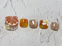 フレイムス アイラッシュ アンド ネイル(FRAMES)/フルーツフットネイル♪