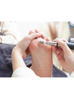 角質ケアができるサロン